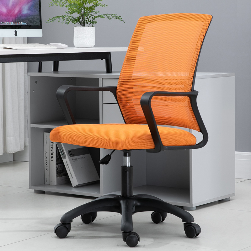 Black frame with orange mesh, roller version