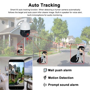 <strong>4</strong>.5INCH H.265 IP66 18X 1080P 5MP POE Outdoor AI Smart Human Motion Auto Tracking IR Two Way Audio <strong>Ip</strong> High Speed Dome Ptz <strong>Camera</strong> - Product Image 5