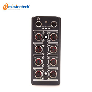 Amsone Custom Push Pull Locking System 8-Port-Verbindung IO-Link Hub Slave Profit net Ether cat für Automatisierung roboter - Product Image 1