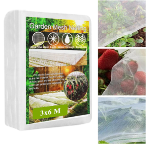 Best <strong>Selling</strong> 2.5*10M Plastic Garden Mesh <strong>Netting</strong> Custom Cutting Service with Fine Mesh Hoops Clips Insect Protection Tunnel - Product Image 2