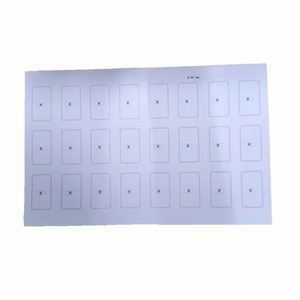 13.56MHz RFID通信インターフェイス3*8レイアウトPVCインレイプレラムカードインレイホテル用125kHz周波数1KチップEM4305チップ - Product Image 2