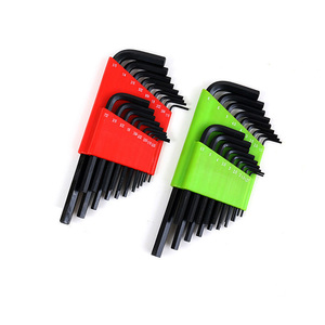 0.05-5/16 "1.27-8mm SAE เมตริกยาวและสั้นประเภท L กุญแจ HEX ALLEN เซ็ทประแจปลายแบน36ชิ้น - Product Image 3