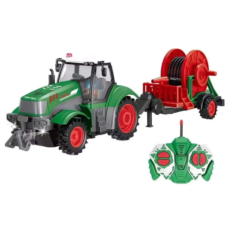 Brinquedos Agrícolas Rc Tucks Trator Reboque Veículo Tipping Dumper Caminhão Engenharia Veículos Carregador Crianças Brinquedos Grande Presente De Páscoa