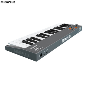 Mini controlador de teclado Midiplus Tiny de 32 teclas, arreglo de música ligero profesional, teclado MIDI portátil USB de 32 teclas