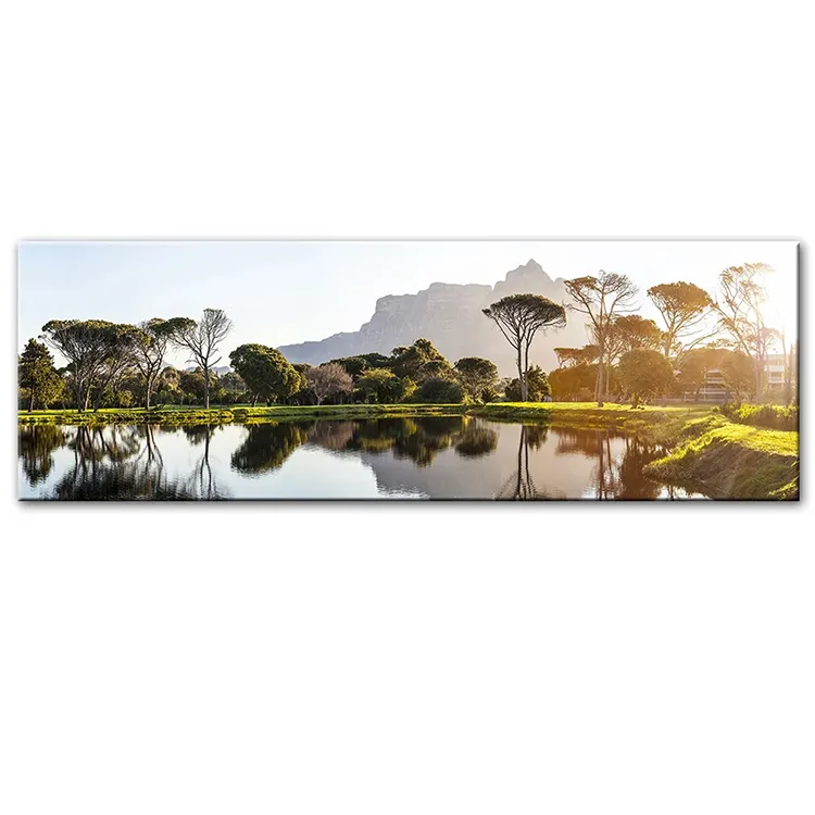 Stampe su tela Modern Landscape Picture Art Canvas Hd Prints Art Work Custom Beautiful Sunset Printing