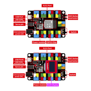Kidsbits Unique Programming Sensor Learning Kit zum Codieren von Anfängern Basic LOT Starter Kit für ESP32
