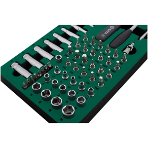 USA APEX 63Pc. 1/4&quot; Dr. Socket Set Factory Workshop <strong>Tools</strong> Made of EVA Material <strong>Tool</strong> <strong>Kit</strong> - Product Image 2