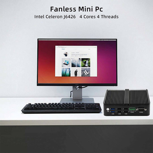 OEM ODM อุตสาหกรรมมินิพีซี N100 quad-core DDR4 4x2.5G LAN & WiFi HD DP fanless Office minipcs SSD + HDD Storage - Product Image 6