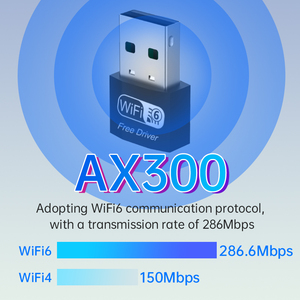 WIFI6 senza driver senza fili scheda di rete AX300 wireless ricevitore wifi - Product Image 3