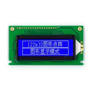 18 pin Monochrome screen 122x32 Graphic LCD Module 8-bit parallel 122*32 LCD <strong>Display</strong> - Product Image 2