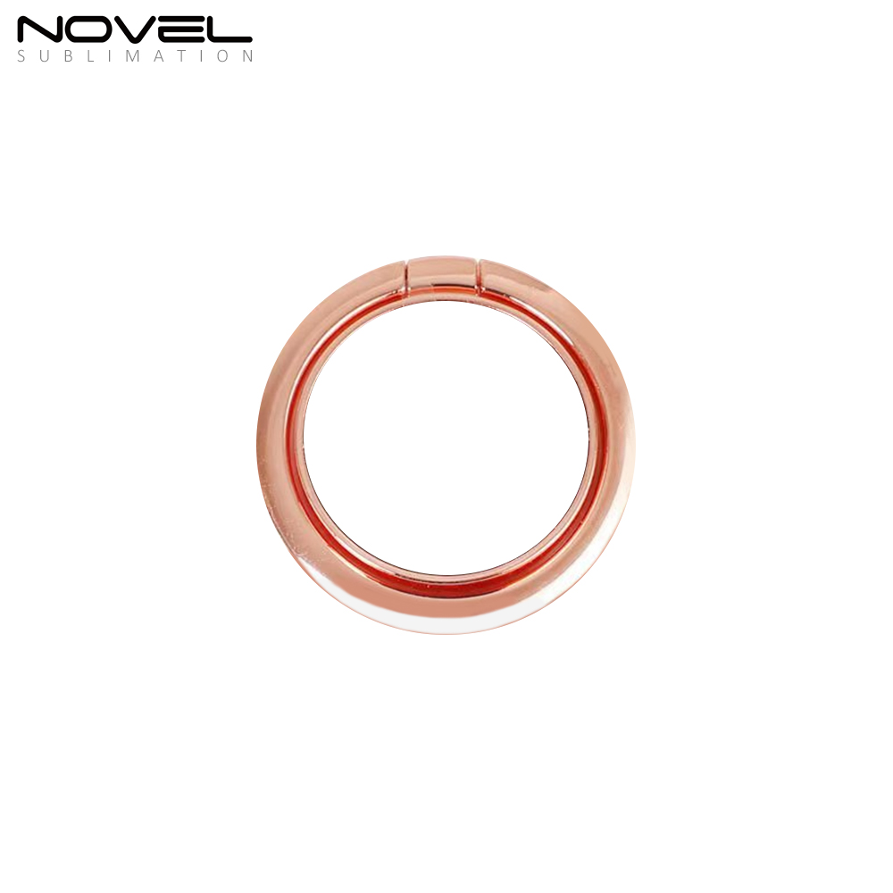Support d'anneau rond SRH-05 en or rose