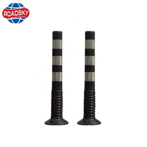 75厘米高可见导柱可拆卸弹簧 PVC 警告柱 - Product Image 3