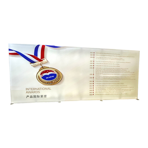 JiongChang Custom Exhibition Stand Portable Trade Show Booth Display Reusable Led Backlit Seg Frameless Light Box - Product Image 5