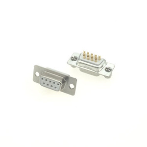 Conector hembra de soldadura DB de 9 pines con interfaz VGA de alta corriente para aplicaciones de PCB - Product Image 1