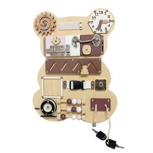 忙しいボードモンテッソーリおもちゃメーカー工場直販忙しいボード受け入れCE付きカスタマイズ - Product Image 1