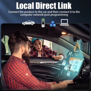 Herramienta de escaneo USB OBD2 tipo C VXDIAG VCX SE 6154 DOIP UDS Protocolo Programación de clave de codificación en línea con software V23 opcional