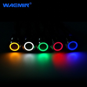 16mm Momentary <strong>Push</strong> <strong>Button</strong> <strong>Switches</strong> 5A 5pin Metal <strong>Push</strong> <strong>Button</strong> <strong>Switch</strong> <strong>with</strong> Red <strong>LED</strong> - Product Image 5
