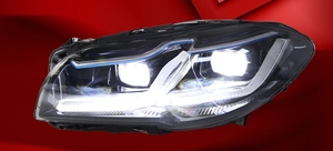 Suitable for 11-17 BMW <strong>5</strong> Series F10 Headlight Assembly F18 Modified <strong>LED</strong> Daytime Running Lights Dual-light Lens Headlights - Product Image 4