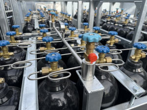 DOT TPED sertifikası, özelleştirilebilir gaz silindir rafı ile uyumlu azot, oksijen ve Argon gaz silindirleri. - Product Image 6
