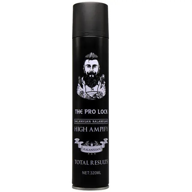 Spray per capelli professionale a tenuta forte da 420ml per uomo supporta OEM/ODM