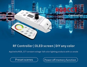 BC-355RF, 4 кГц, 12 В, PWM-контроллер, RF-пульт дистанционного управления 5CH RGBCCT RGB CCT-контроллер для светодиодной ленты - Product Image 6