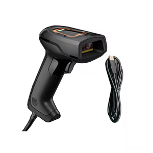 Edoo Ocr MRZ手持式IP65工业条形码扫描仪，带支架2D条形码阅读器无线扫描仪枪USB COM接口库存 - Product Image 3