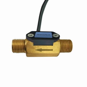 FXM Thread Hall Element Medidor de flujo Sensor de flujo de agua Medición de 0.3L a 3 LPM Salida de pulso Sensor de flujo de latón - Product Image 2