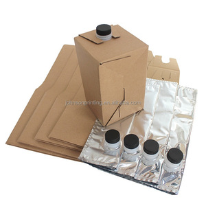 Ucuz özel take away kolu ve su torbası ile kutuda 1L 2L 3L renkli logo damla tek kullanımlık kahve dağıtıcı kahve kutusu - Product Image 4