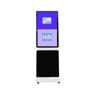 Soporte de suelo para interiores de 55 pulgadas, pantalla Lcd táctil de rotación de 360, pantalla de publicidad, quiosco de señalización Digital giratorio Android para tienda - Product Image 1