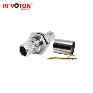 <span class=keywords><strong>BNC</strong></span> kết nối 50ohm không thấm nước <span class=keywords><strong>BNC</strong></span> Jack EZ RF Coax uốn nối cho lmr400 rg213 rg214 7dfb H1000 cáp đồng trục - Product Image 3