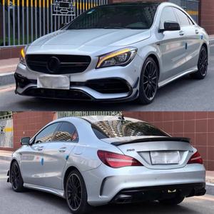 ベンツCLAクラスW117フロントバンパーリアバンパーディフューザーサイドスカートボディキット用AMGスタイルCLA45ボディキット - Product Image 4