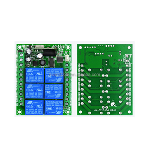 RF315/433Mhz telecomando wireless trasmettitore ricevitore modulo 12 v24v telecomando a sei vie trasmissione e ricevitore