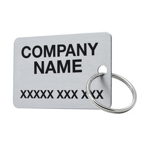 Etal-placas de identificación de número de serie grabadas, código de barras, etiquetas de activos de aluminio - Product Image 6