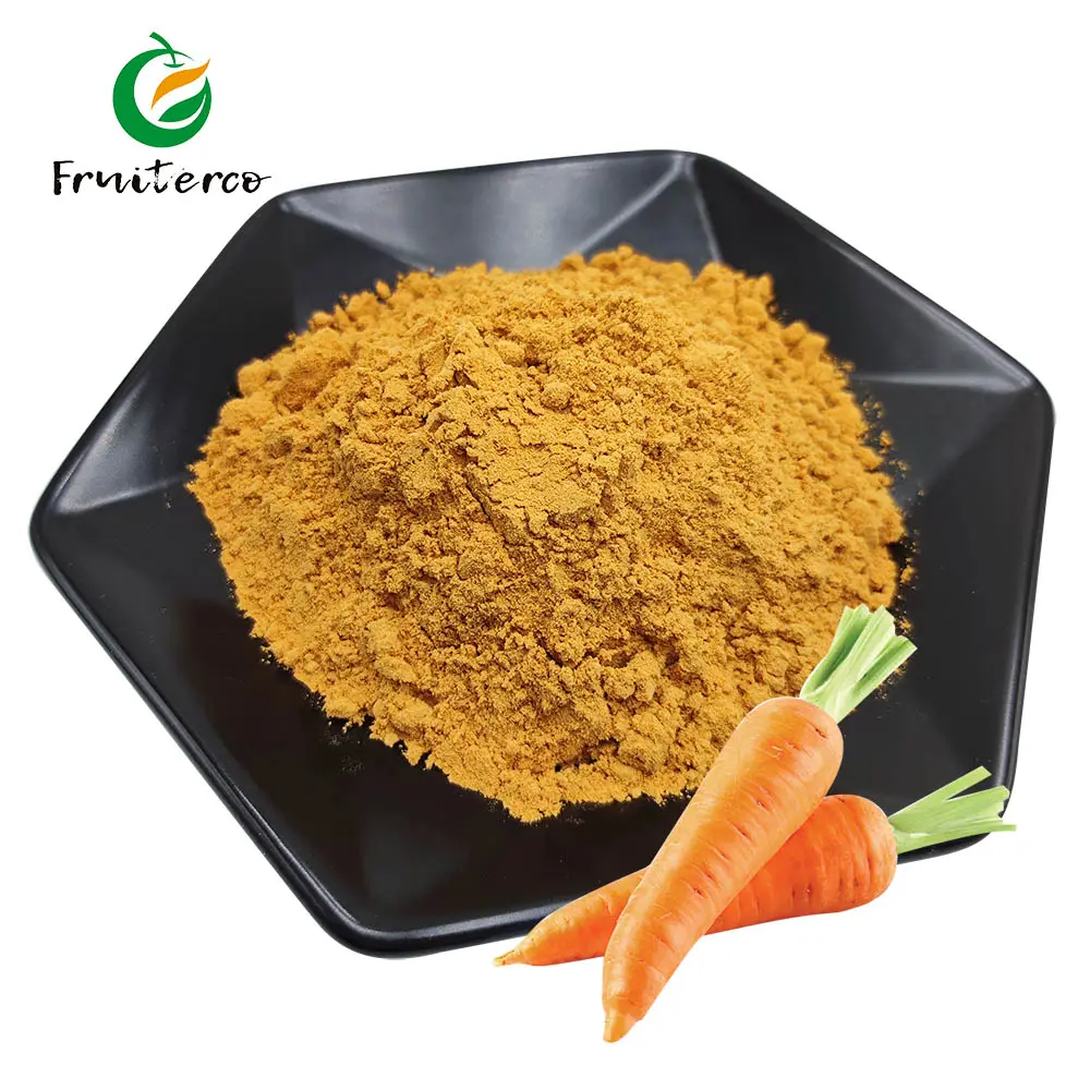 Poudre de carotte lyophilisée organique d'extrait de carotte d'extrait végétal naturel