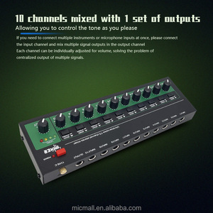 Mezclador de audio de 10 canales Nuevo mezclador multicanal de entrada/salida de conmutación mono ESTÉREO - Product Image 6