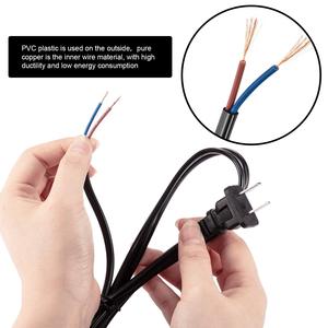 สายไฟง่าม6ฟุตพร้อมปลั๊กแม่พิมพ์ปลายลอกพร้อมสายไฟ110-220V พร้อมชุดสายไฟแบบปลั๊กและสวิตช์ไฟ - Product Image 6
