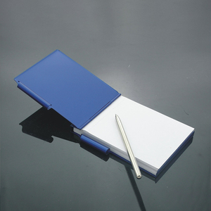<strong>Custom</strong> Metal Pocket Aluminum Notebook Journal Refillable <strong>Paper</strong> Flip <strong>Notepad</strong> <strong>Mini</strong> <strong>Notepad</strong> Holder Travel <strong>Notepad</strong> with Pen Holder - Product Image 3