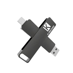 K-ricard 2 in 1 USB C 3.1 cle Metal USB Flash sürücü 2 in 1 tip C 512GB 1 T 2T OTG USB flash sürücü - Product Image 1