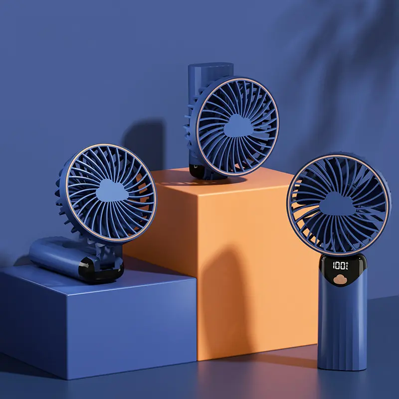 Mini ventilatore elettrico mano portatile Usb ricaricabile ventilatori per bambini e signore estate aria più fresca