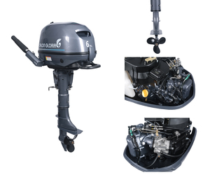 コンパクトで効率的な6HP 4ストローク海洋船外モーター - Product Image 6