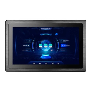 Monitor de pantalla táctil resistiva Industrial de 15,6 "1920x1080, puerto de entrada VGA DVI, pantalla LCD Industrial para uso 24/7 - Product Image 2
