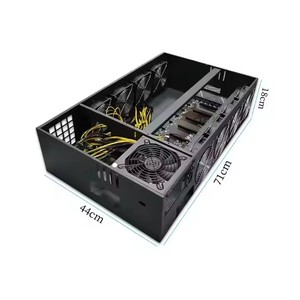 847 conjunto completo de chasis de servidor silencioso con 8GPU 65mm ranura PCIe DDR memoria de vídeo y ventilador enfriador para RX580/RX5700XT/RTX3080/RTX3090 - Product Image 5