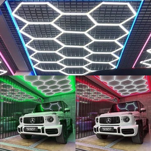 HanYin LED-Arbeitslichtlampe kann individualisiert werden Logo Verschiedene Stilfarben sechseckiges Led-Licht - Product Image 2