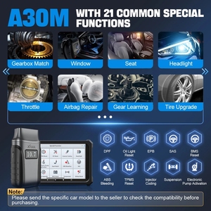 A30M V2.0 Automotive All System Diagnostic Scanner with 23 Special Functions BT/Wifi Support Active Test Code Reader - Product Image 4
