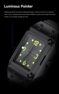 TechStar TWR01 석영 시계 스마트 링 시간 표시 조정 수면 모니터링 건강 심박수 혈액 산소 하이 퀄리티 - Product Image 5