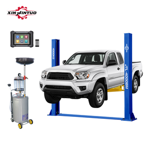 Xinjintuo CE phê duyệt cửa hàng sửa chữa 3D Bốn bánh xe liên kết thiết bị máy với 4 bài xe nâng thiết bị hội thảo - Product Image 2