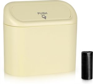 Toptan Mini sarı gövde itme asılı taşınabilir araba Bin farklı renk araba ev ofis için düğme araba çöp kutusu seçebilirsiniz - Product Image 1