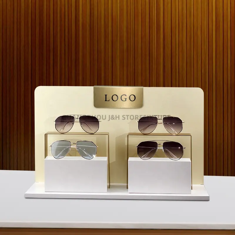 Luxury Glasses Store Showcase Vitrinen Sonnenbrillen Shop Display Stand Custom Logo Brillen halter