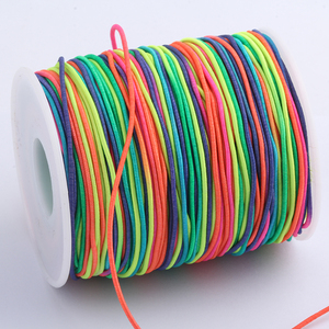 Meetee CD108 1/1.2/1.5mm Garment Tag DIY Craft Accessories Rubber Elastic Cord Beading Stretch Cords Ropes Bracelet - Product Image 1