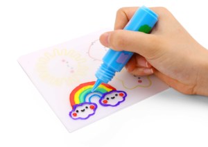 צעצועי ציור עשה זאת בעצמך צבע חלון אמנות 3D מיידי דביק אמנות זכוכית דקו חלון נצמד לילדים צעצוע